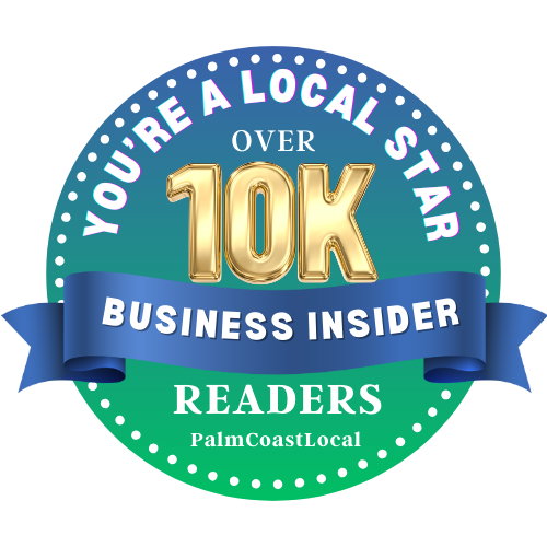 Palm Coast Local Business Insider Over 10k Reader Award